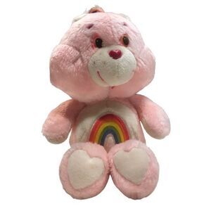 Care bears Cheer Bear Vintage 1983‎ Kenner Good Condition pink plush original